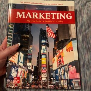Marketing Textbook by Kerin and Hartley fifteenth edition by McGraw Hill